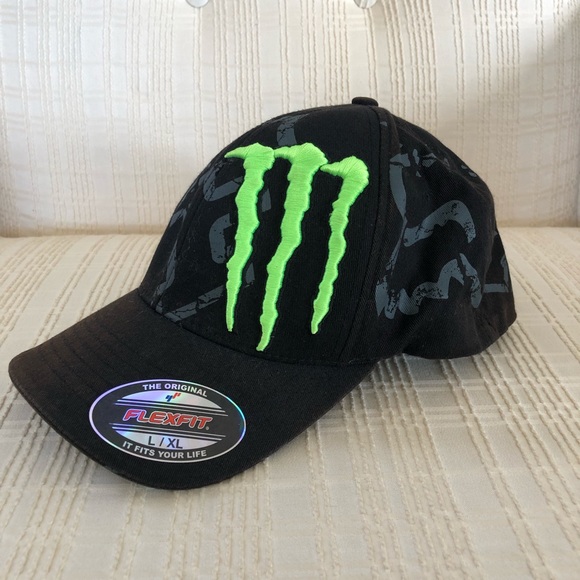 fox racing monster energy hats